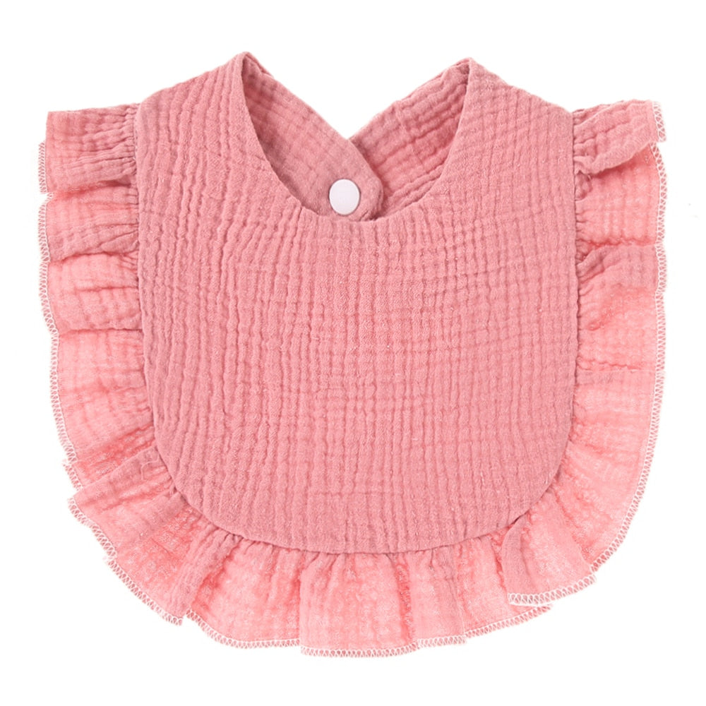 Lace Ruffle Bibs