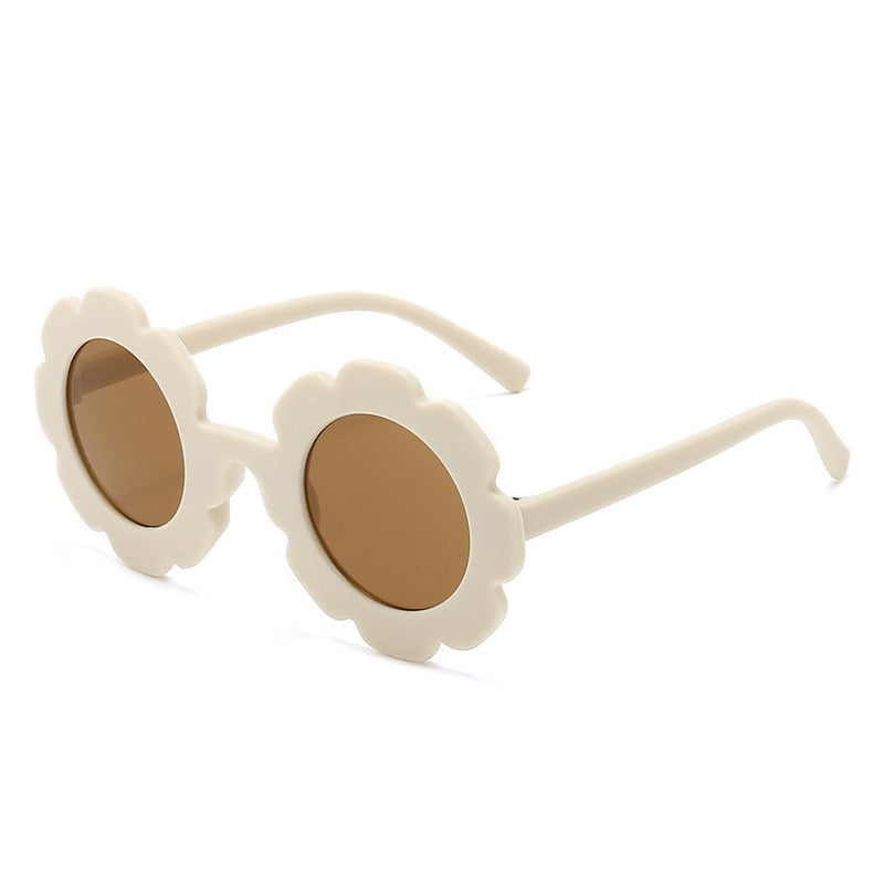 Sun Flower Round Sunglasses