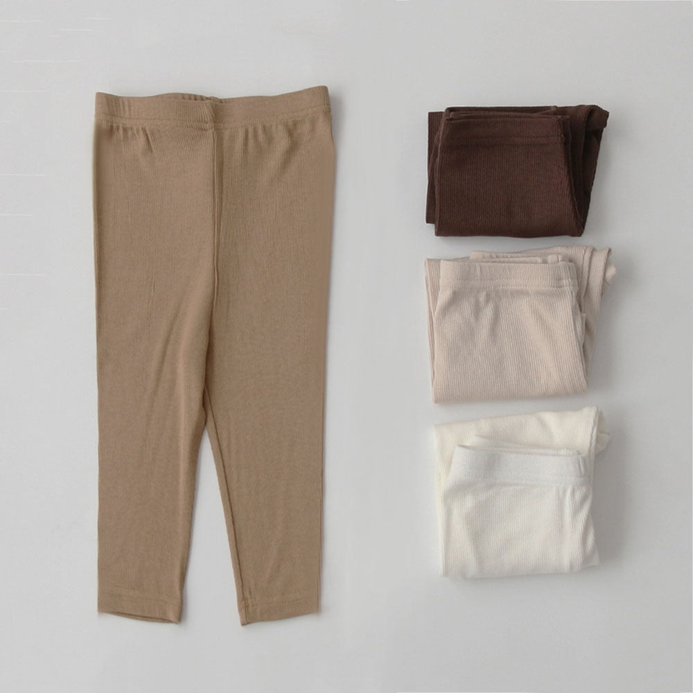 Solid Color Long Sleeve Pajamas Top & Pants Set