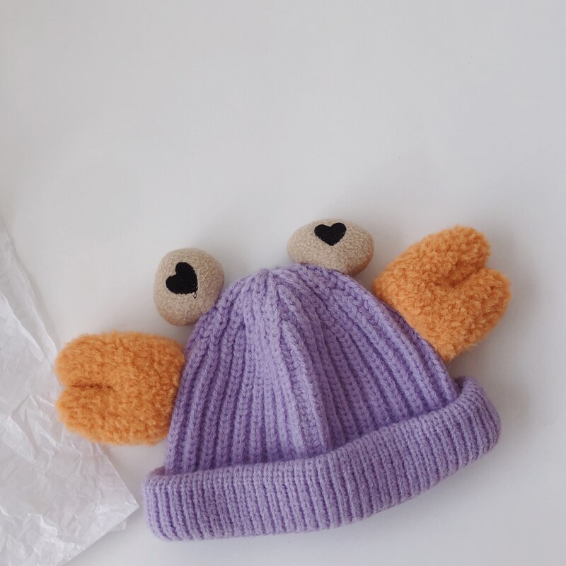 Cartoon Crab Beanie