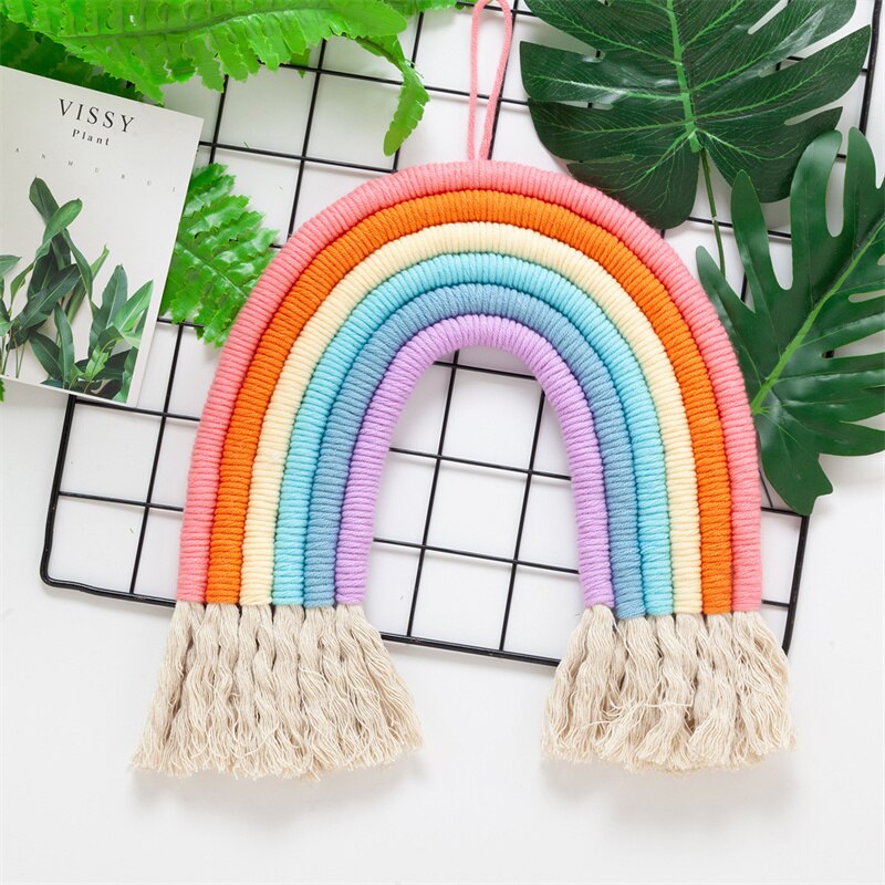 Wall Hanging Rainbow Rope