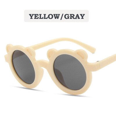 Bear Shape Round Sunglasses