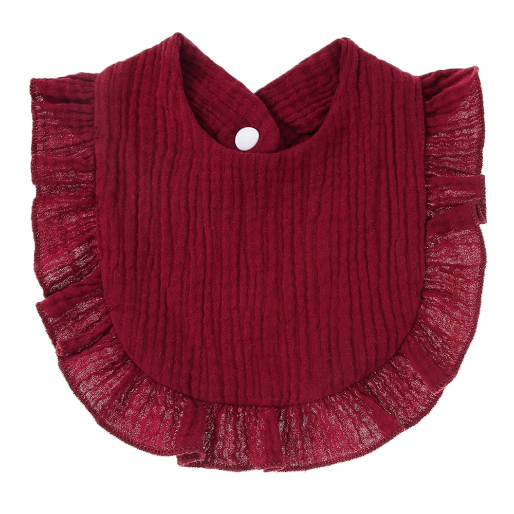 Lace Ruffle Bibs