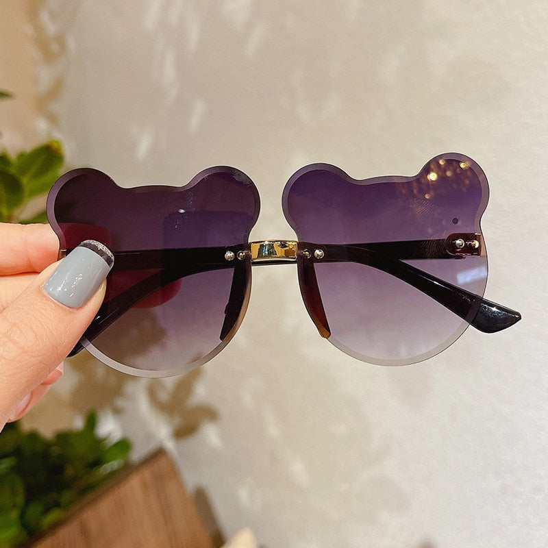 Bear/Flower Shape Round Sunglasses