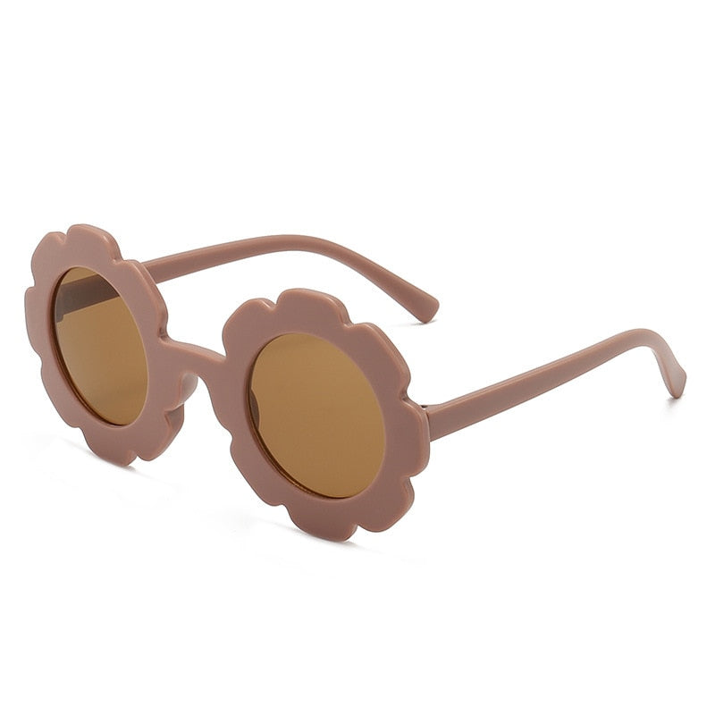 Sun Flower Round Sunglasses