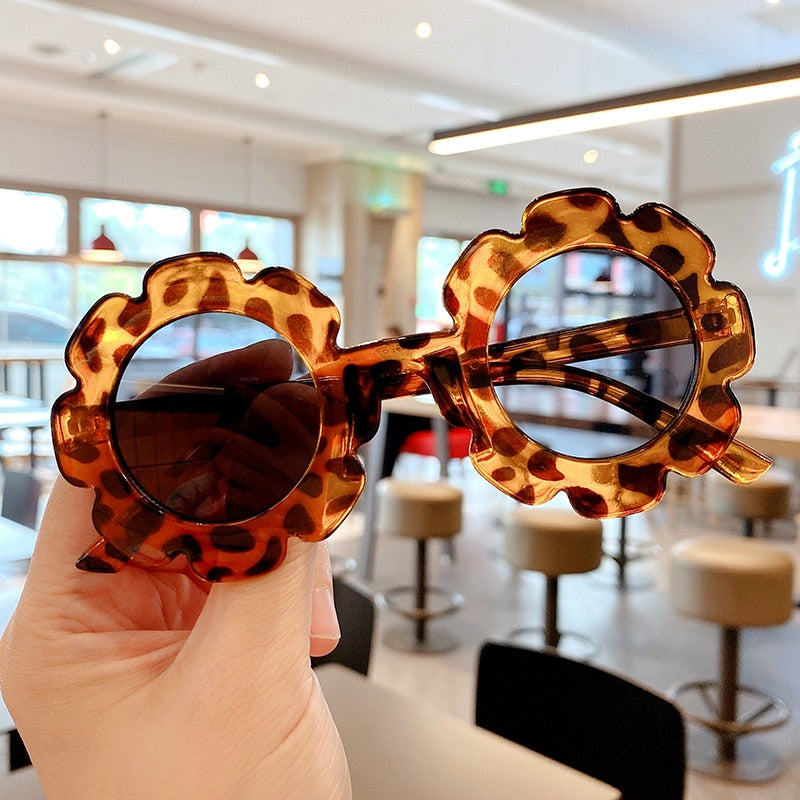 Bear/Flower Shape Round Sunglasses