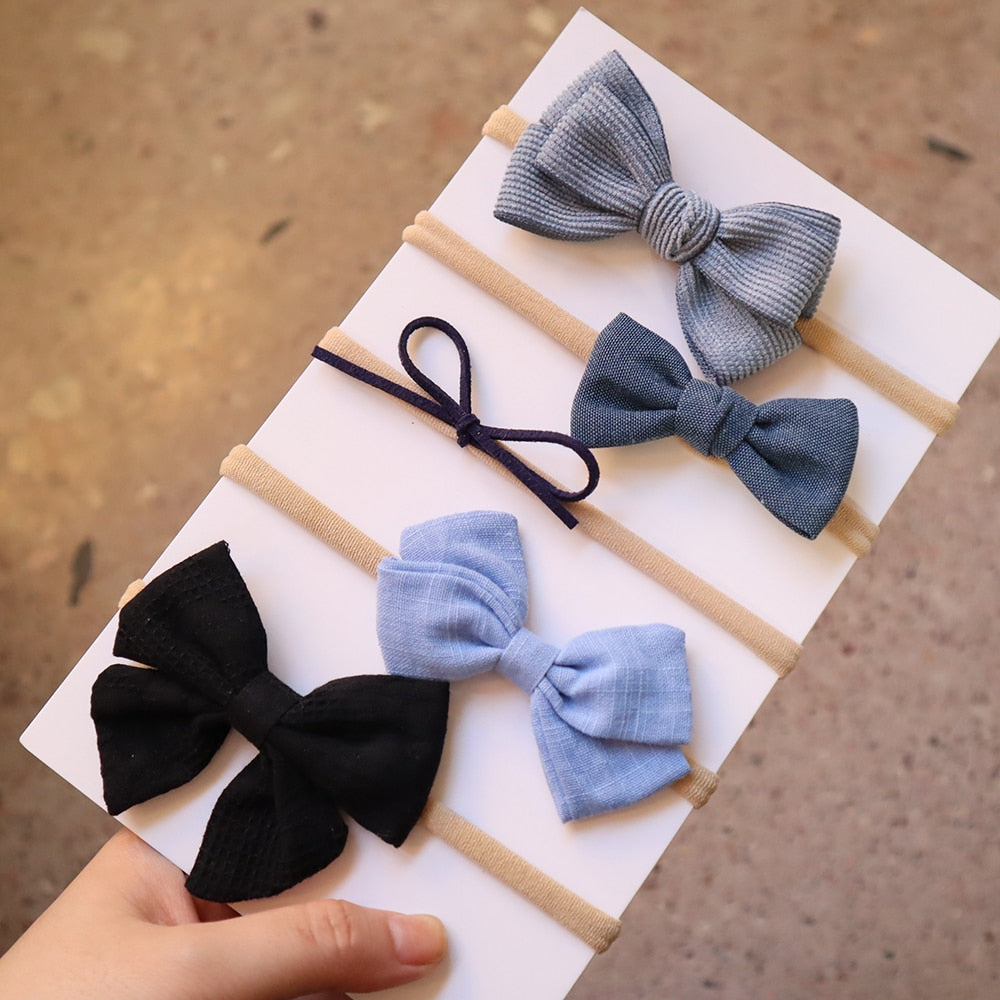 5Pcs/Set Bow Headband