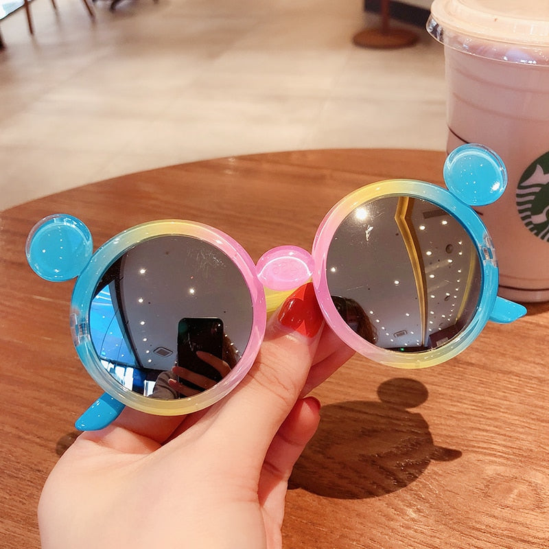 Bear/Flower Shape Round Sunglasses