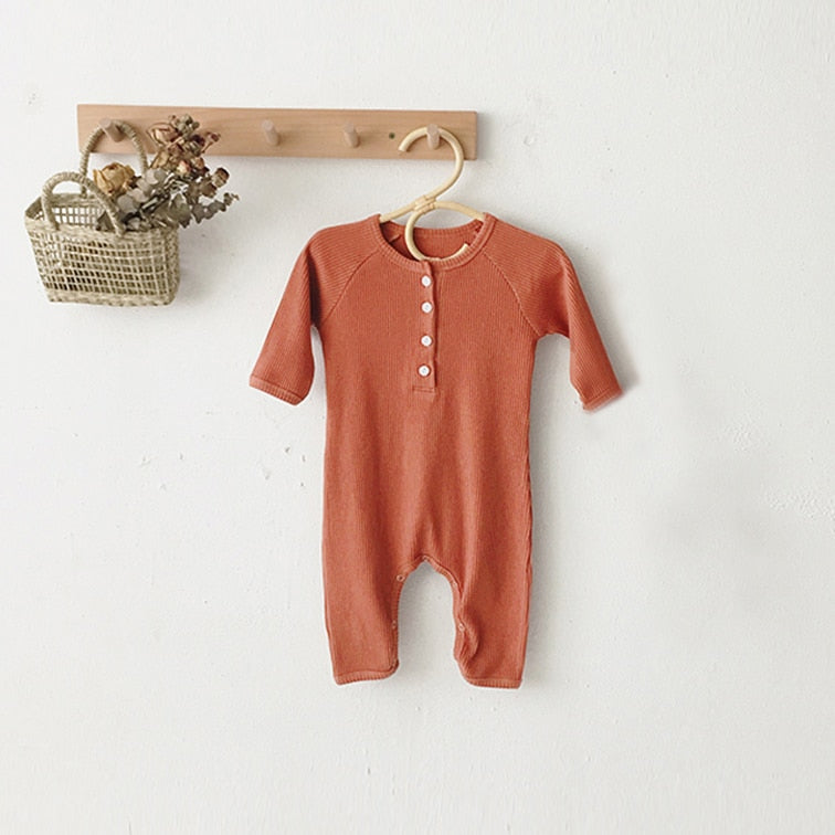 Cotton Button Up Jumpsuit