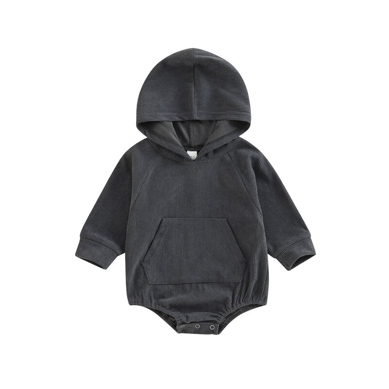 Hooded Jumpsuit with Pocket