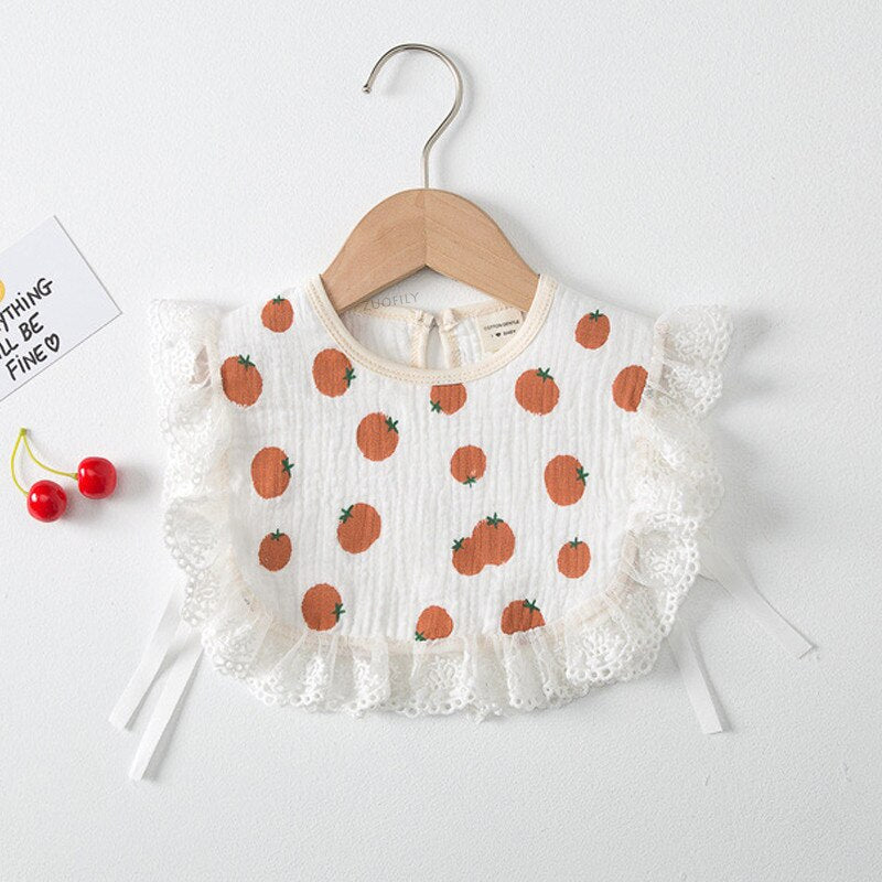 Solid Color/Pattern Ruffle Bib