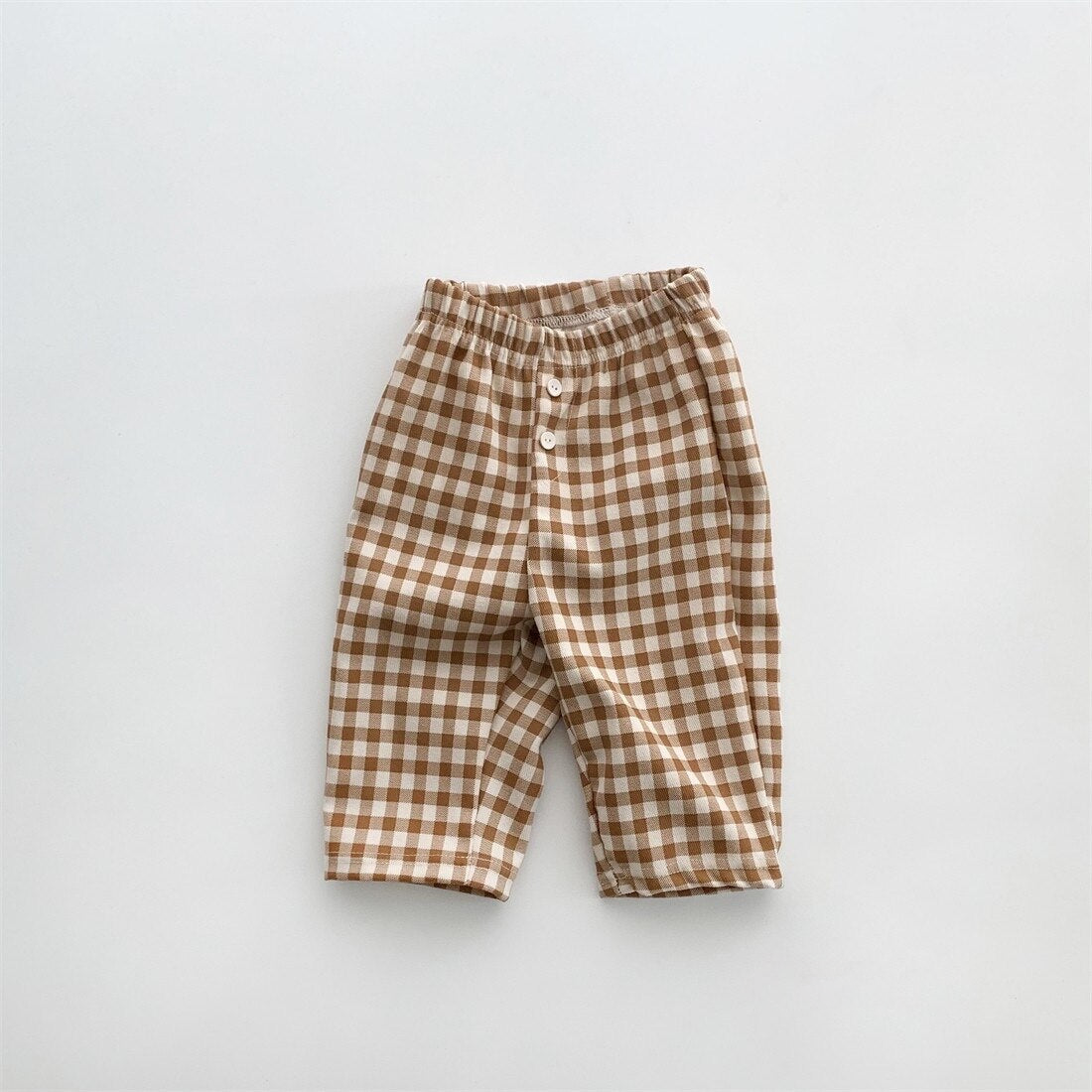 Plaid Casual Pants