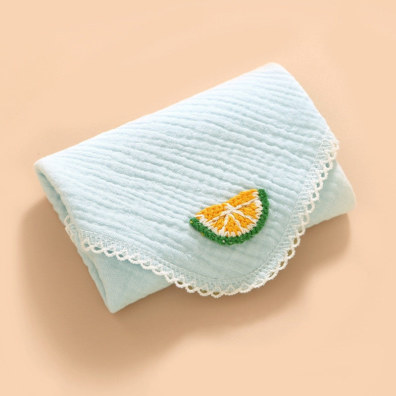 Fruit Cotton Triangle Bib