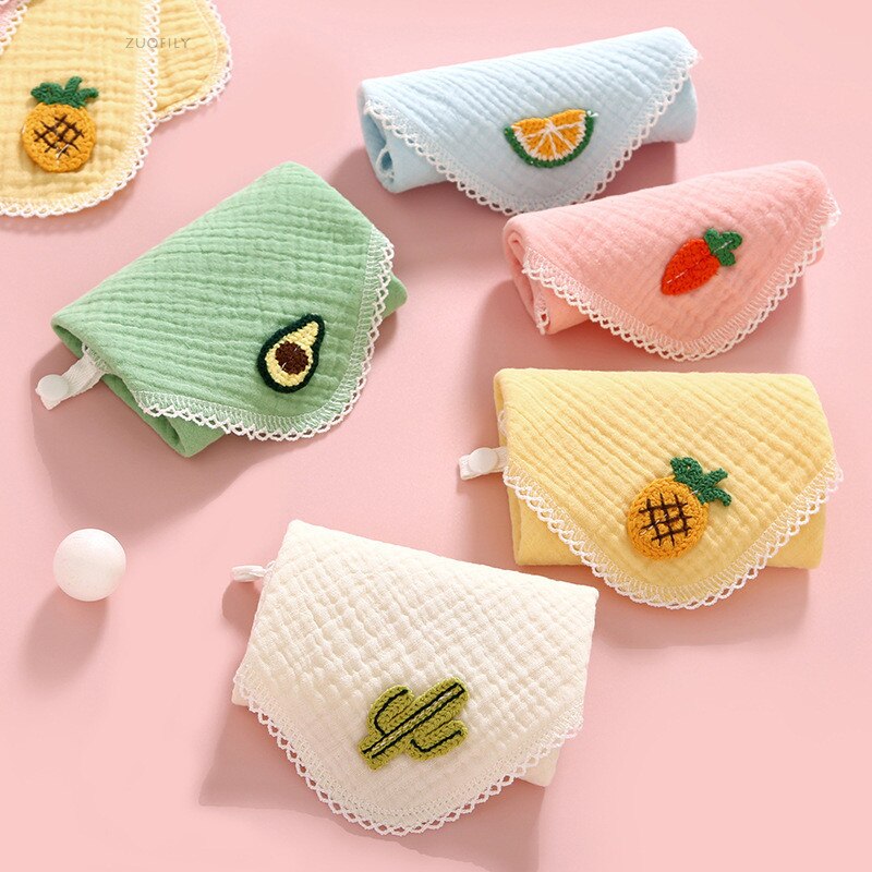 Fruit Cotton Triangle Bib