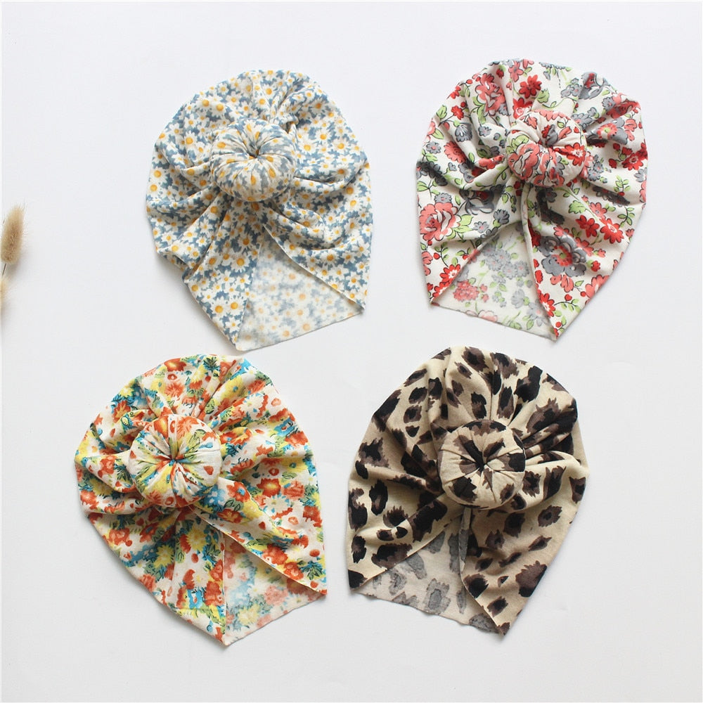 Floral Print Turban