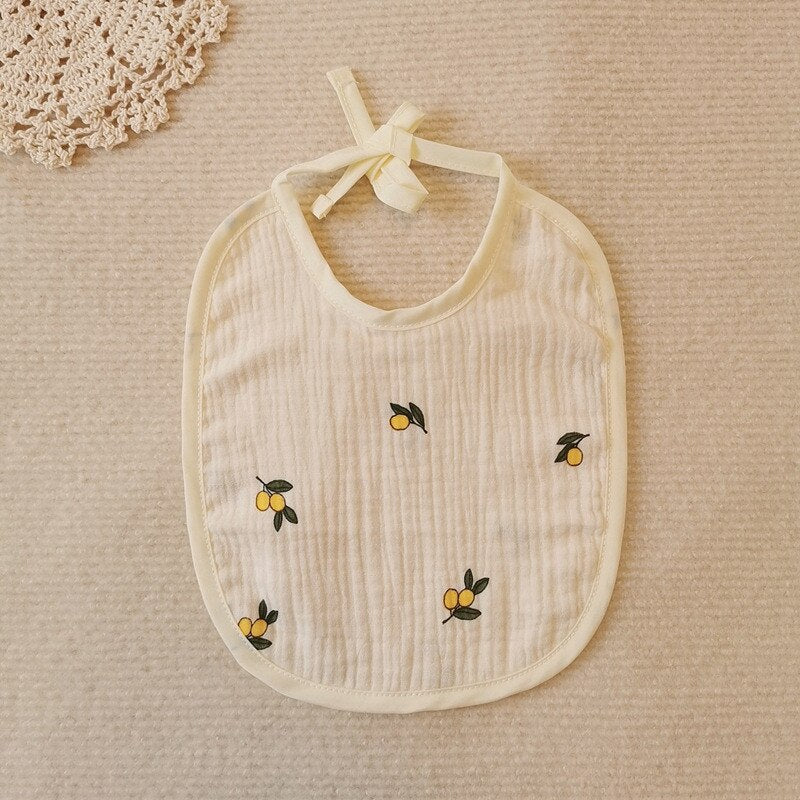 Cotton Cute Print Bibs