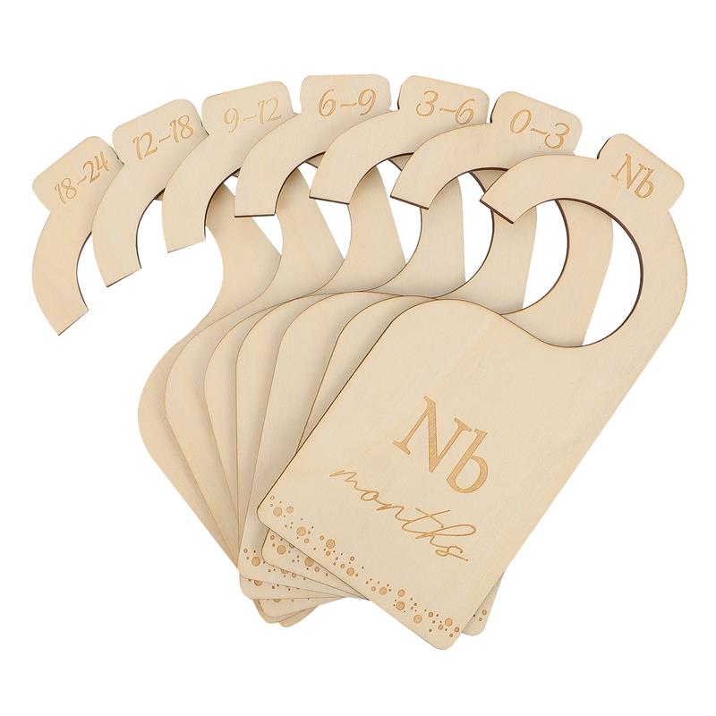 7Pcs Wood Closet Dividers