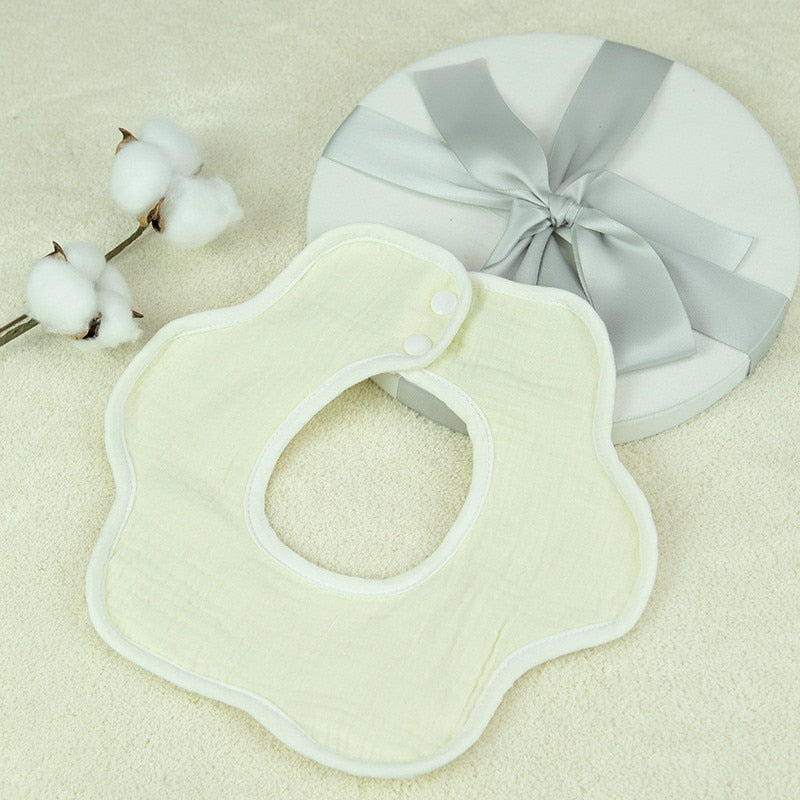 Newborn Saliva Absorbent 360 Rotate Bibs