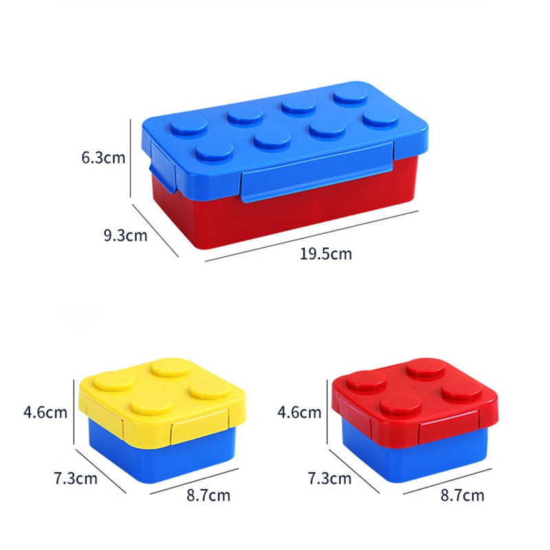 Lego Shape Lunch Box
