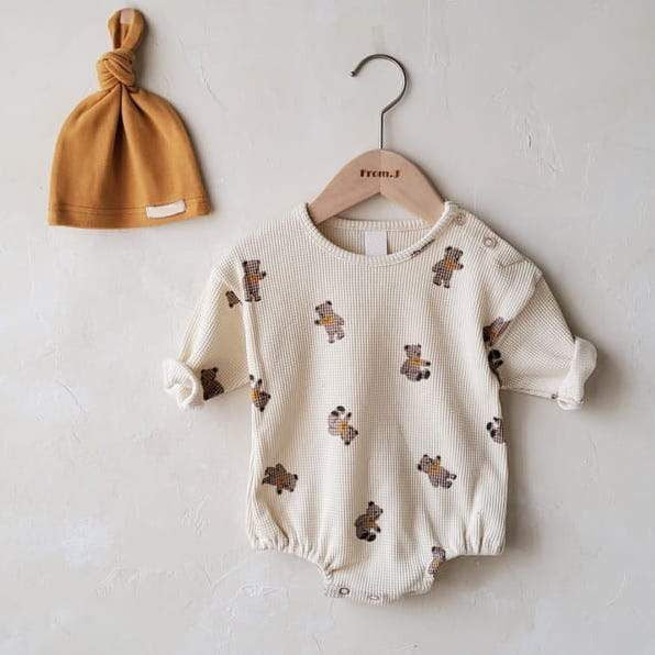 Bear Waffle Bodysuit