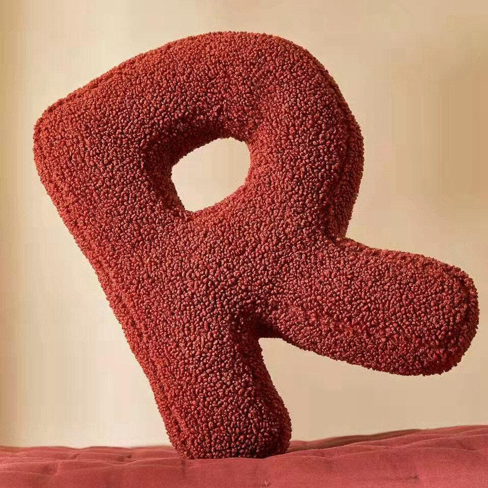 English Letters Cushion
