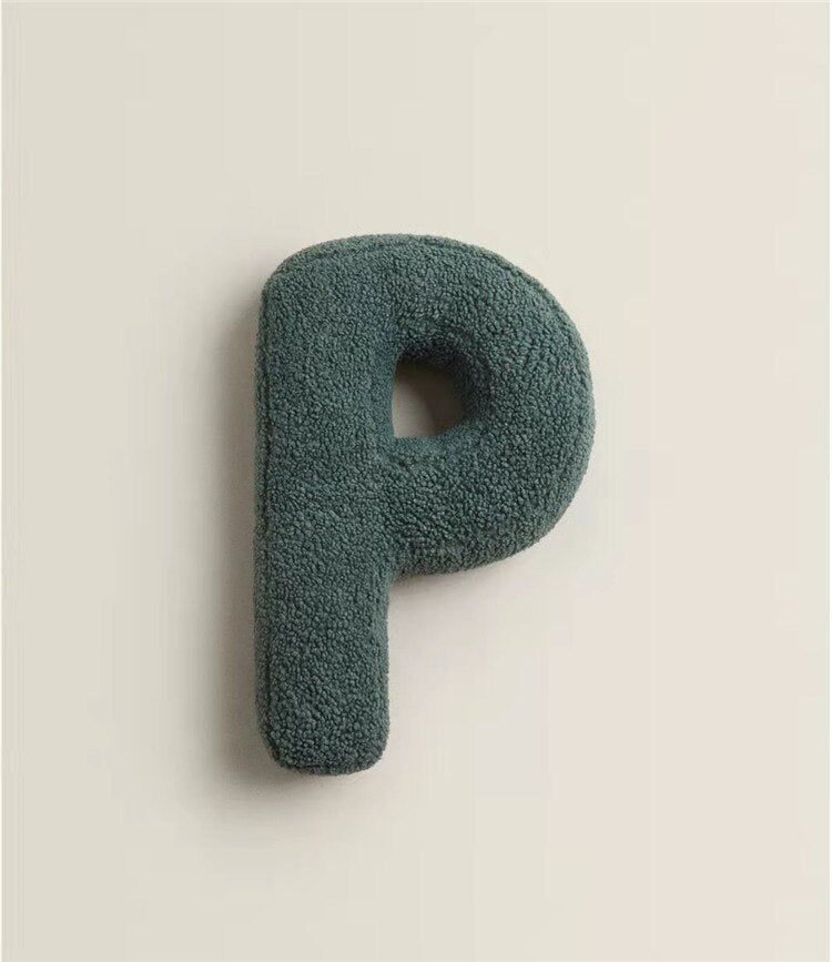 English Letters Cushion