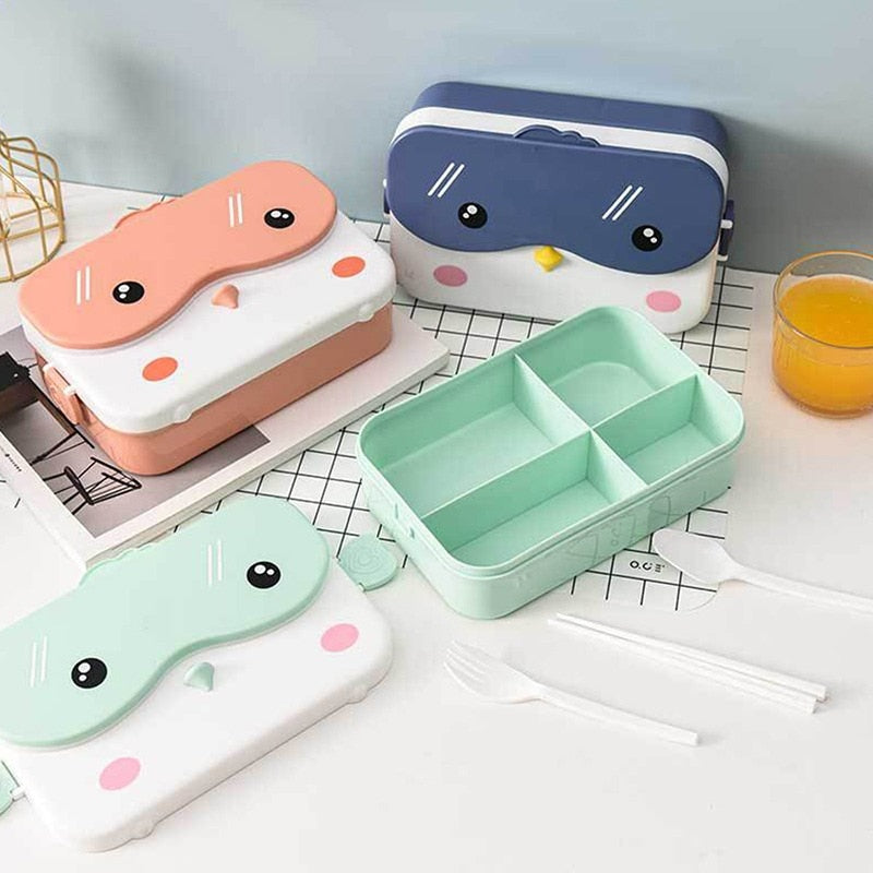 Rectangular Anime Face Lunch Box