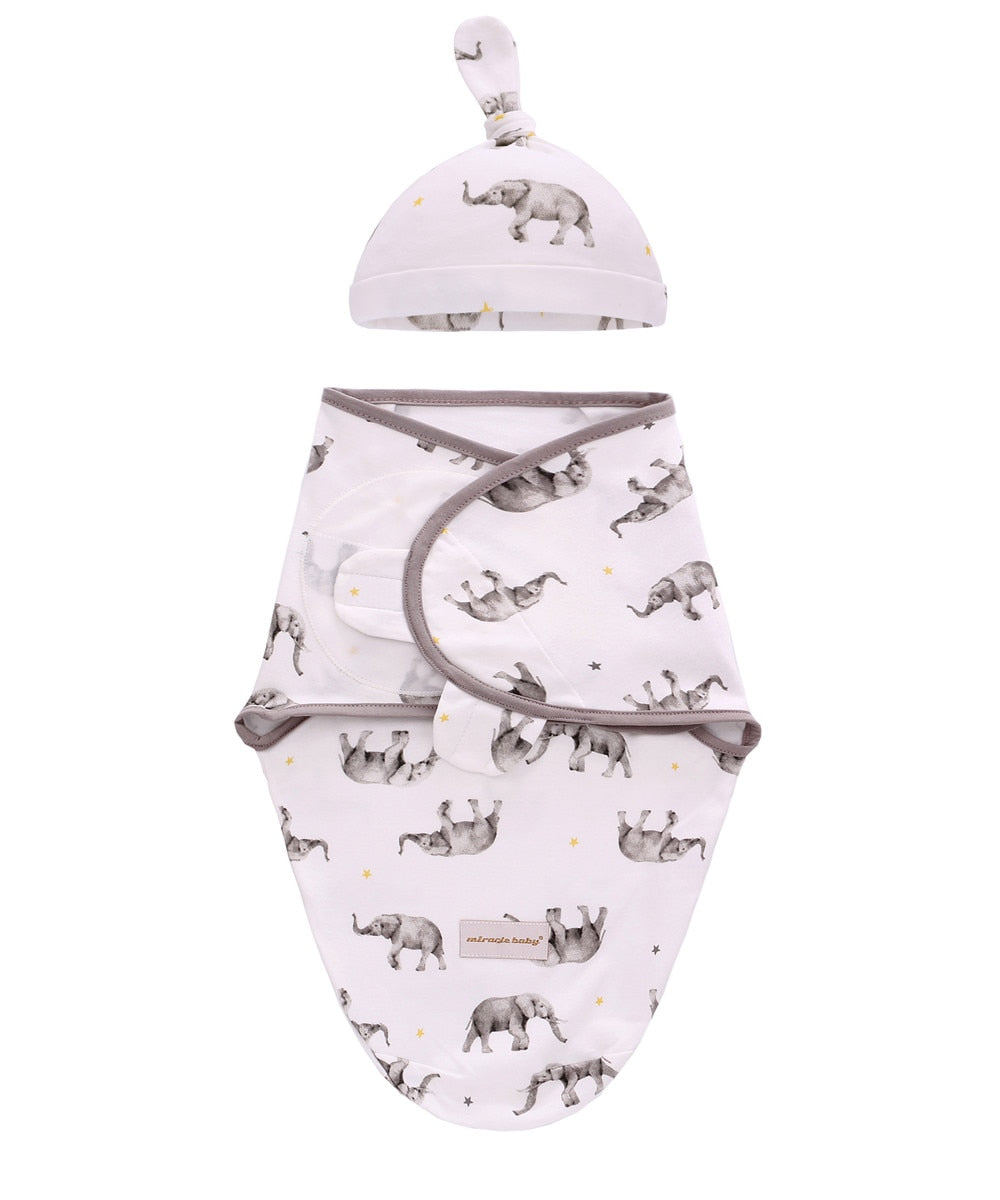 Cartoon Print Swaddle