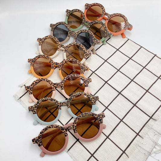 Leopard Print Vintage Sunglasses