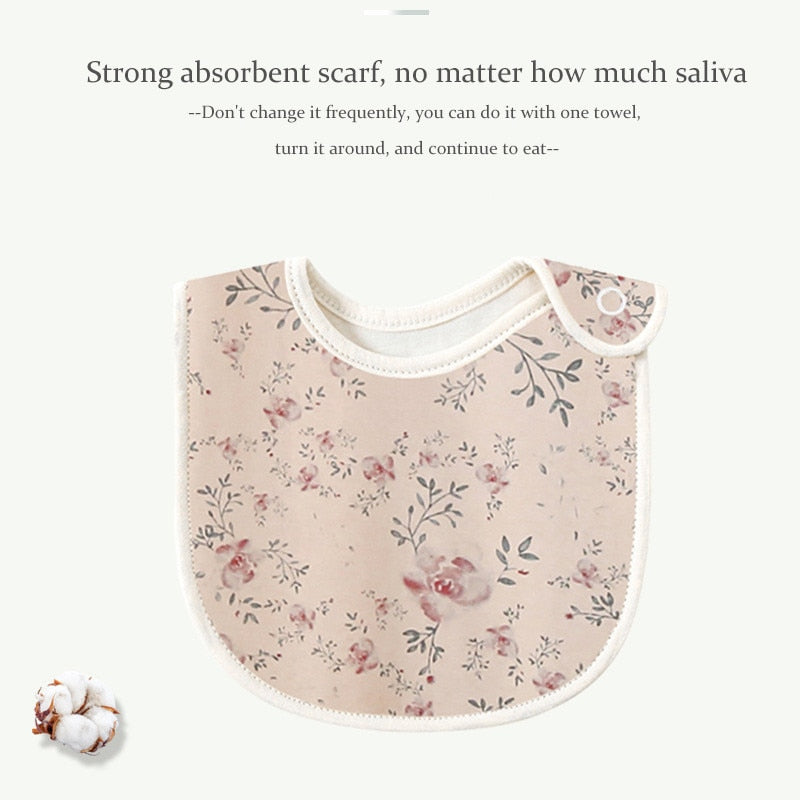 Soft Cotton Adjustable Bib