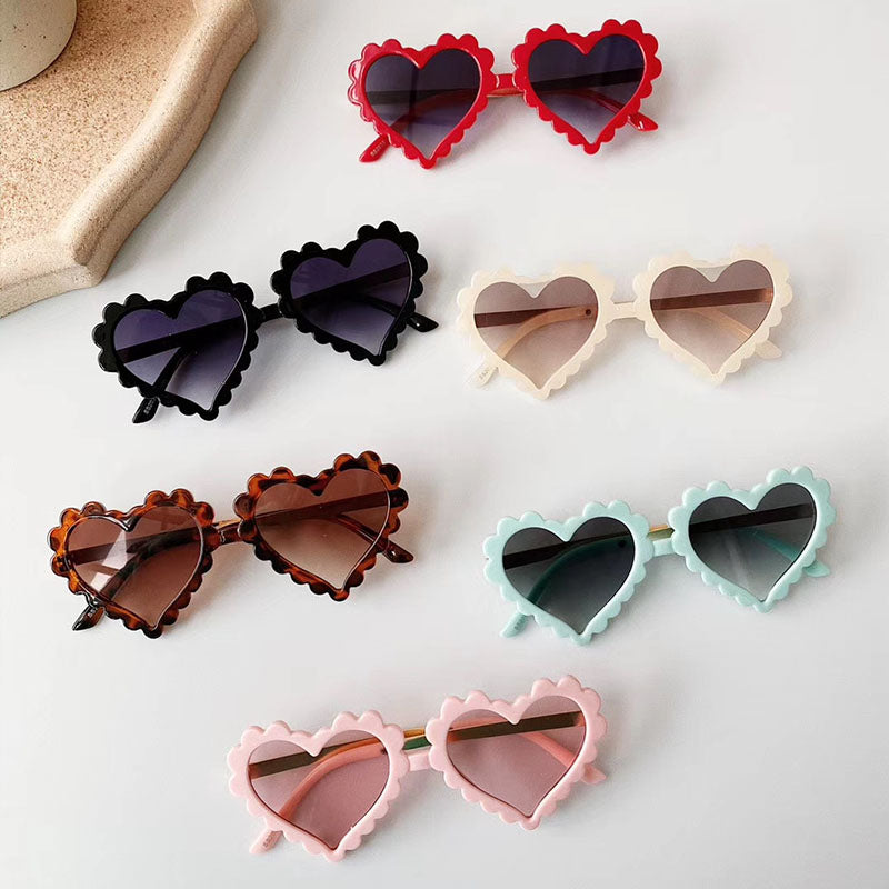 Heart/Apple Shape Sunglasses