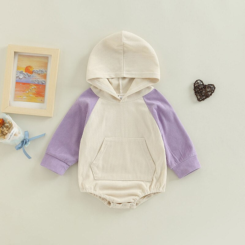 Hooded Jumpsuit with Pocket