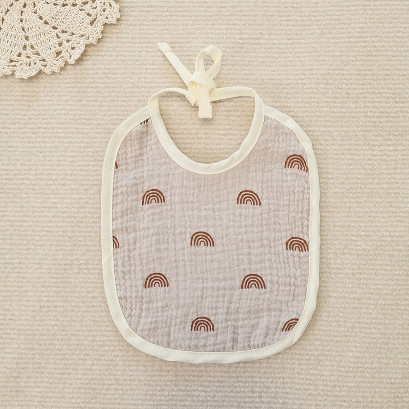 Cotton Cute Print Bibs