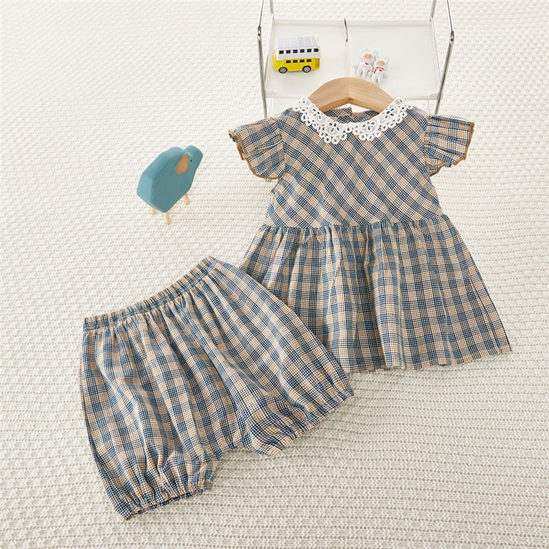 Plaid Romper/Set