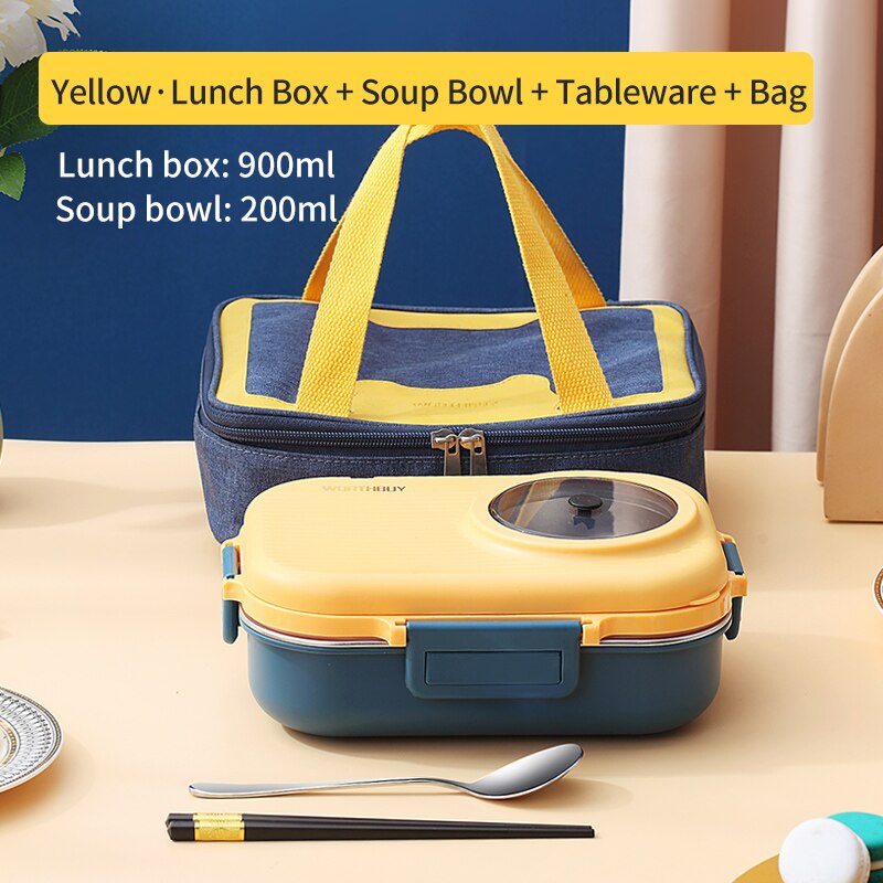 Stylish Lunch Box With Bag