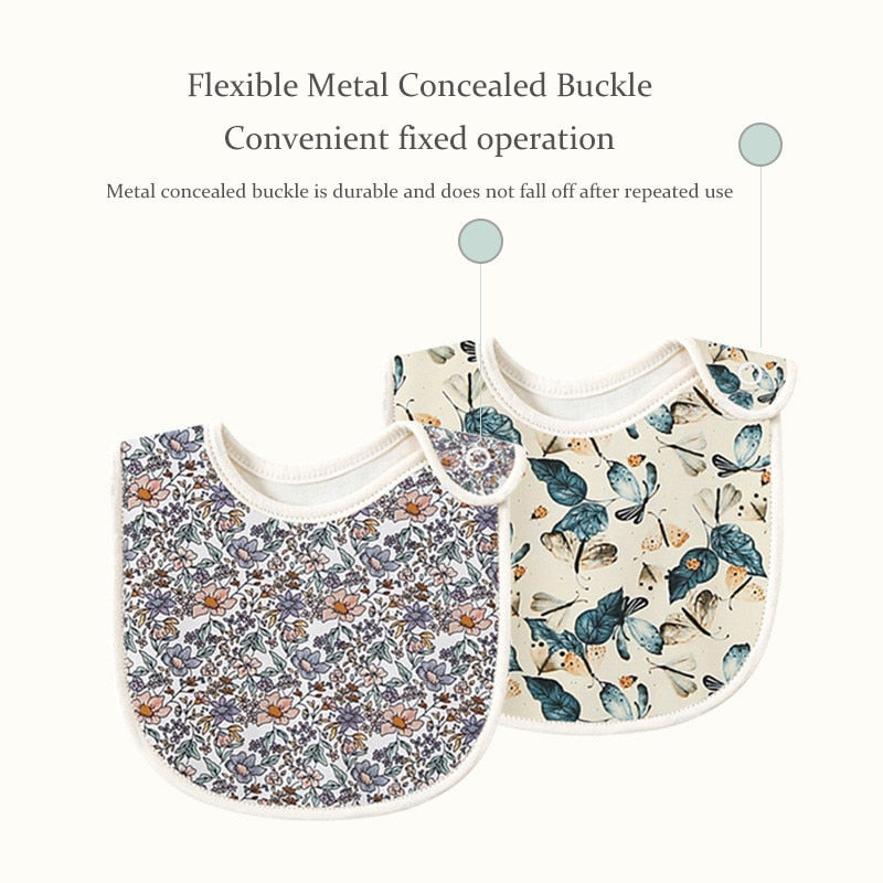 Soft Cotton Adjustable Bib