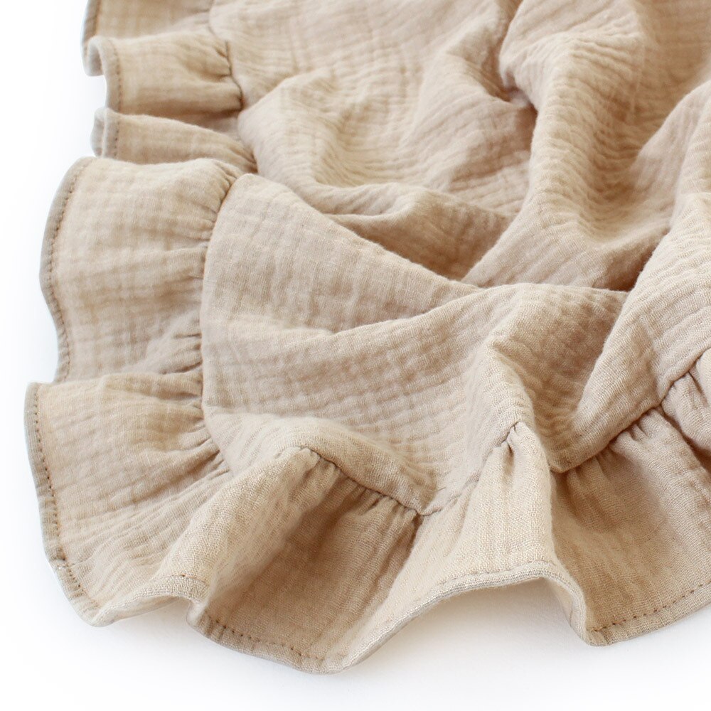 Muslin Ruffle Blanket