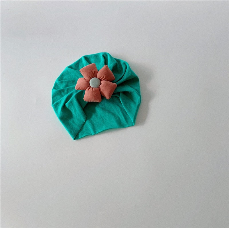 Turban Flower Head Wrap