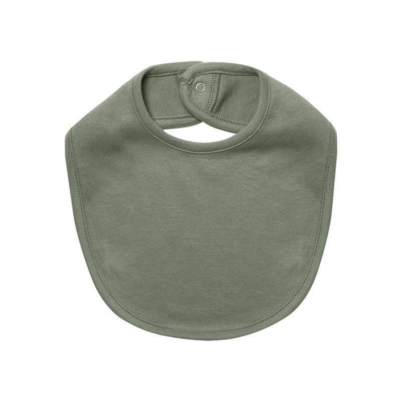 Double Layers Cotton Cute Printed Bibs