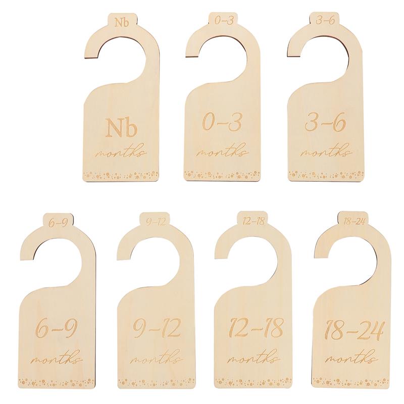 7Pcs Wood Closet Dividers