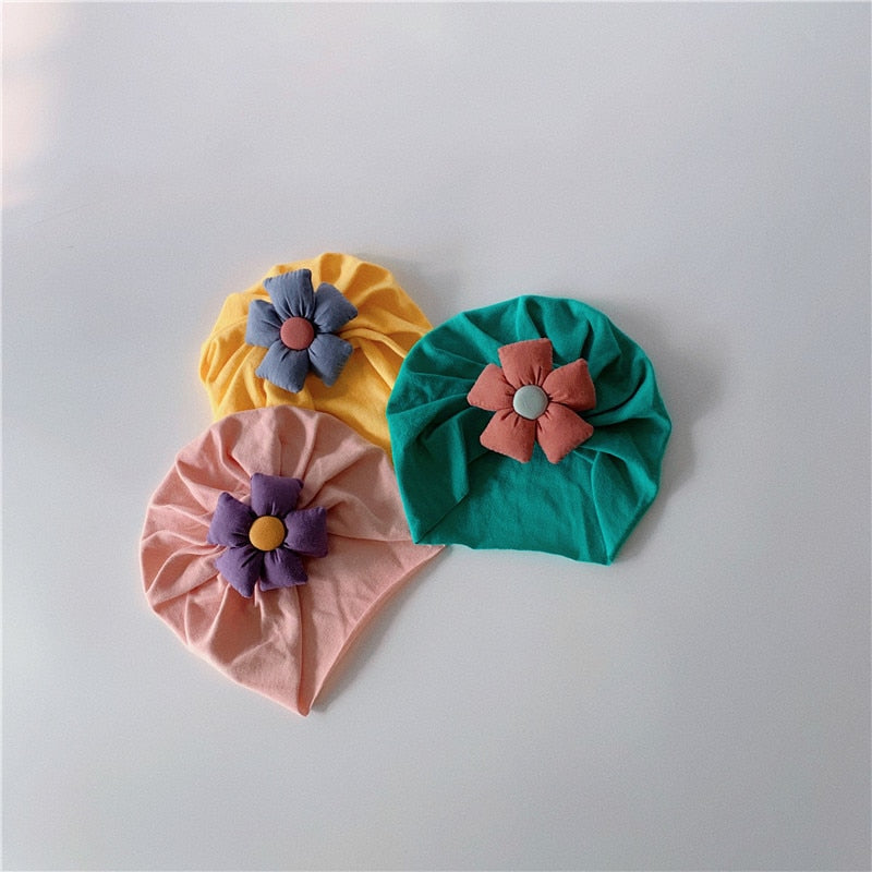 Turban Flower Head Wrap