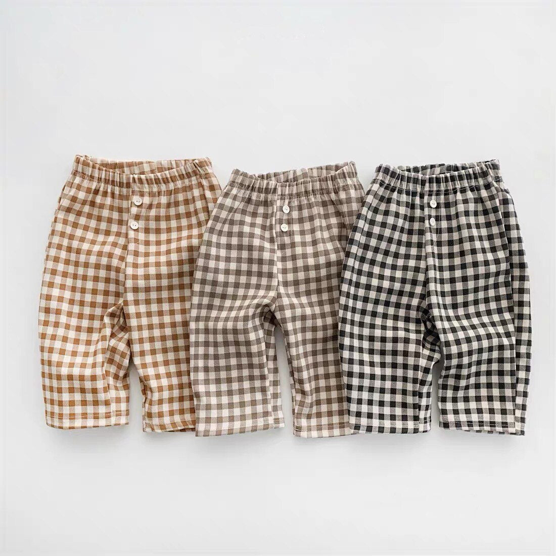 Plaid Casual Pants