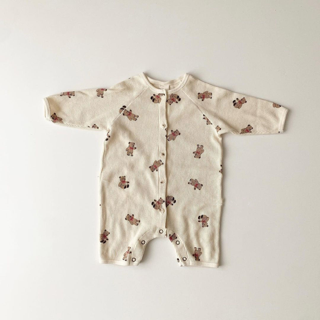 Bear Waffle Bodysuit