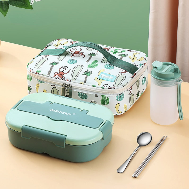 Stylish Lunch Box With Bag