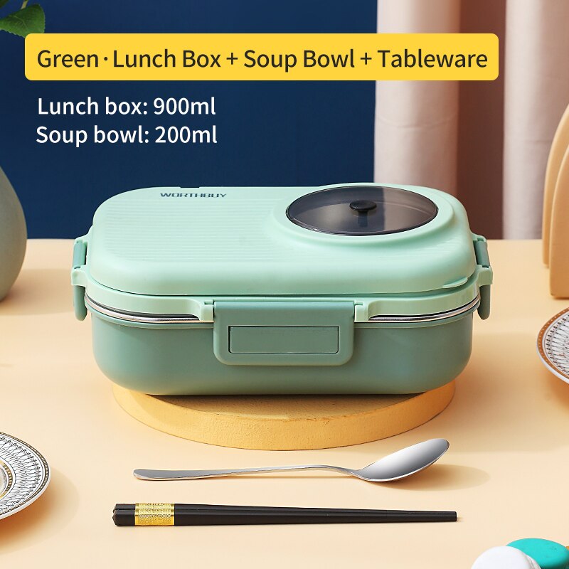 Stylish Lunch Box With Bag