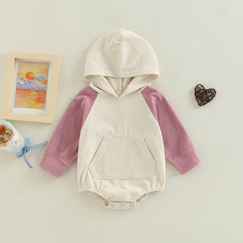 Hooded Jumpsuit with Pocket