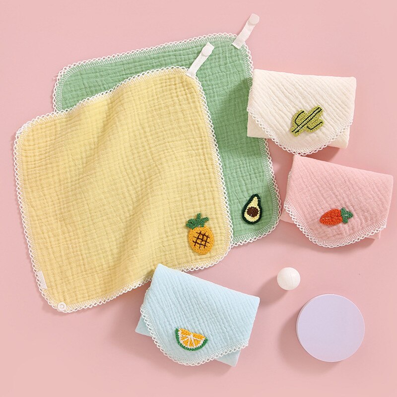 Fruit Cotton Triangle Bib