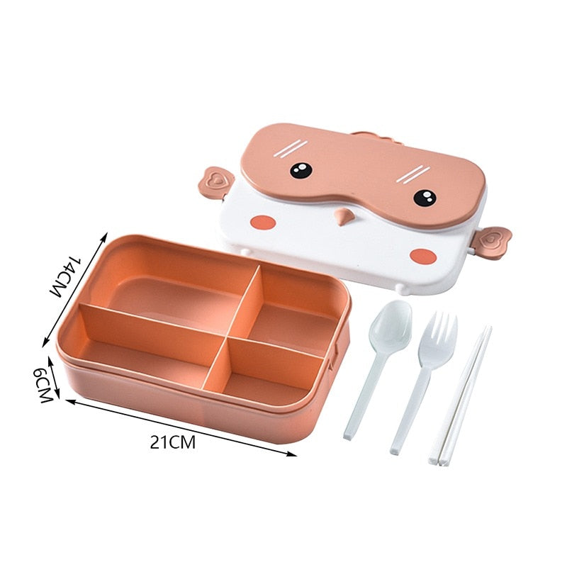 Rectangular Anime Face Lunch Box