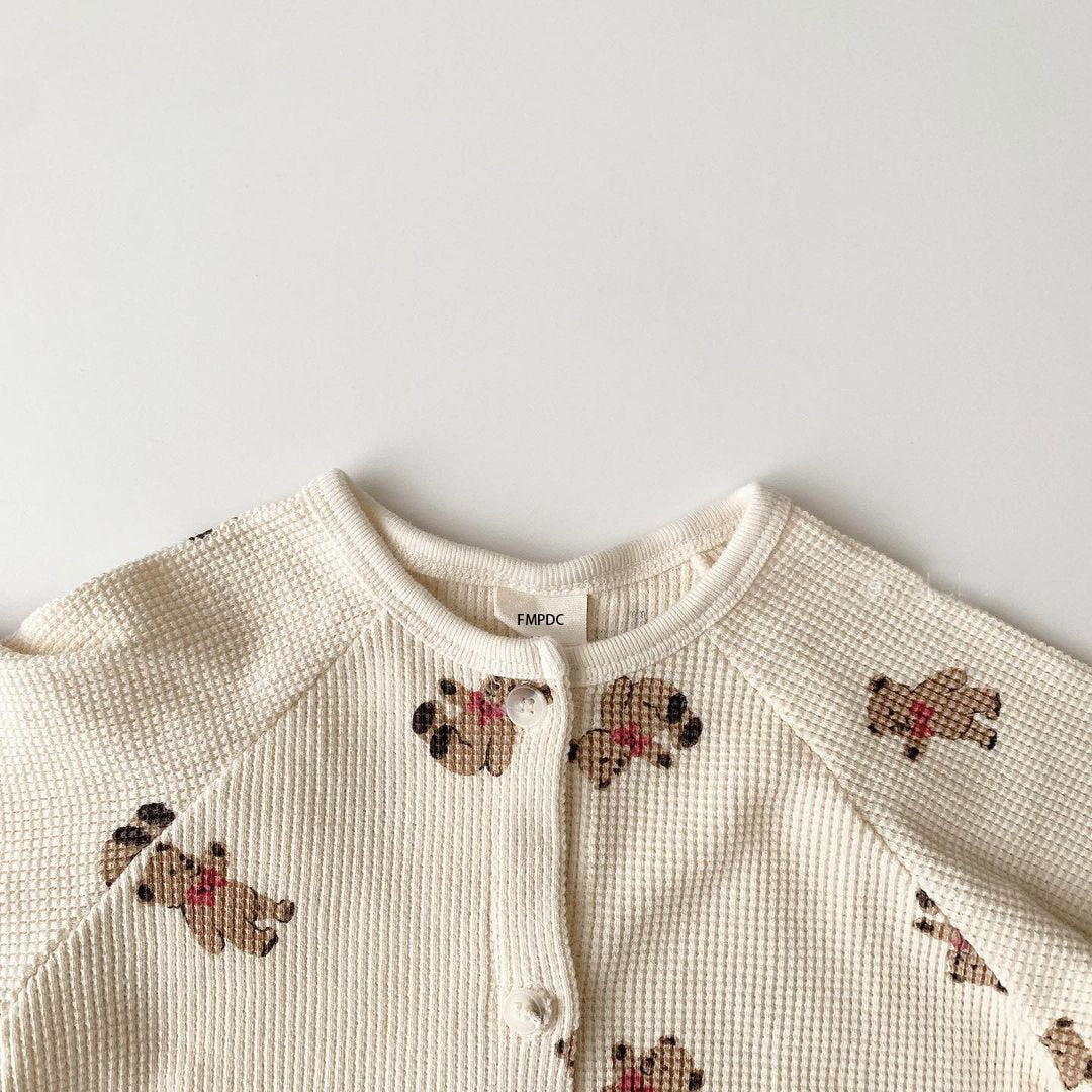 Bear Waffle Bodysuit