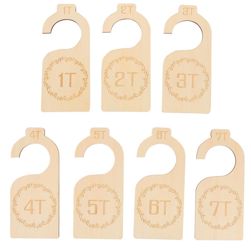 7Pcs Wood Closet Dividers